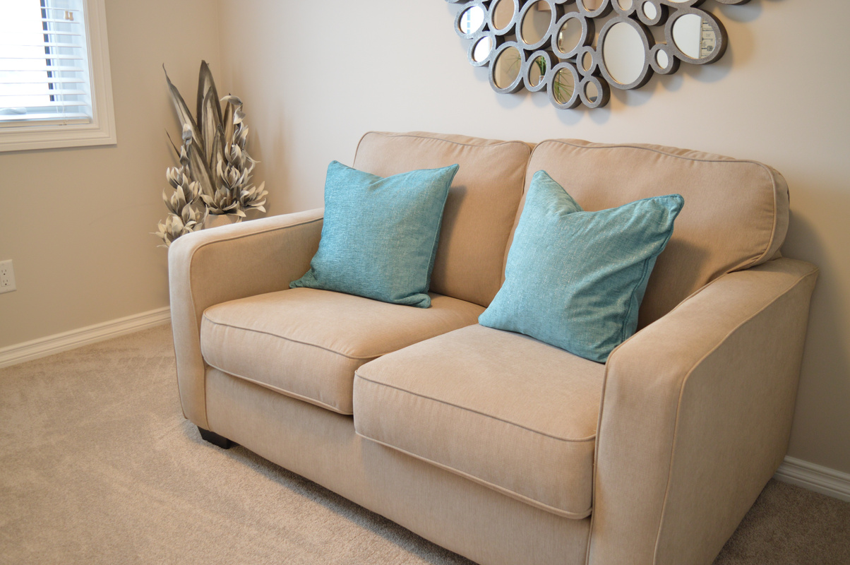 Sofa with Pillows
